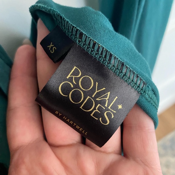 Royal Codes Malachite Tara Wrap Dress - Picture 2 of 4